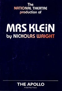 Mrs Klein by Nicholas Wright