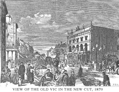 View of The Old Vic from 1870